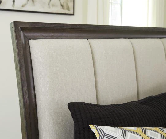 King Panel Bed with 2 Storage Drawers - photo 4
