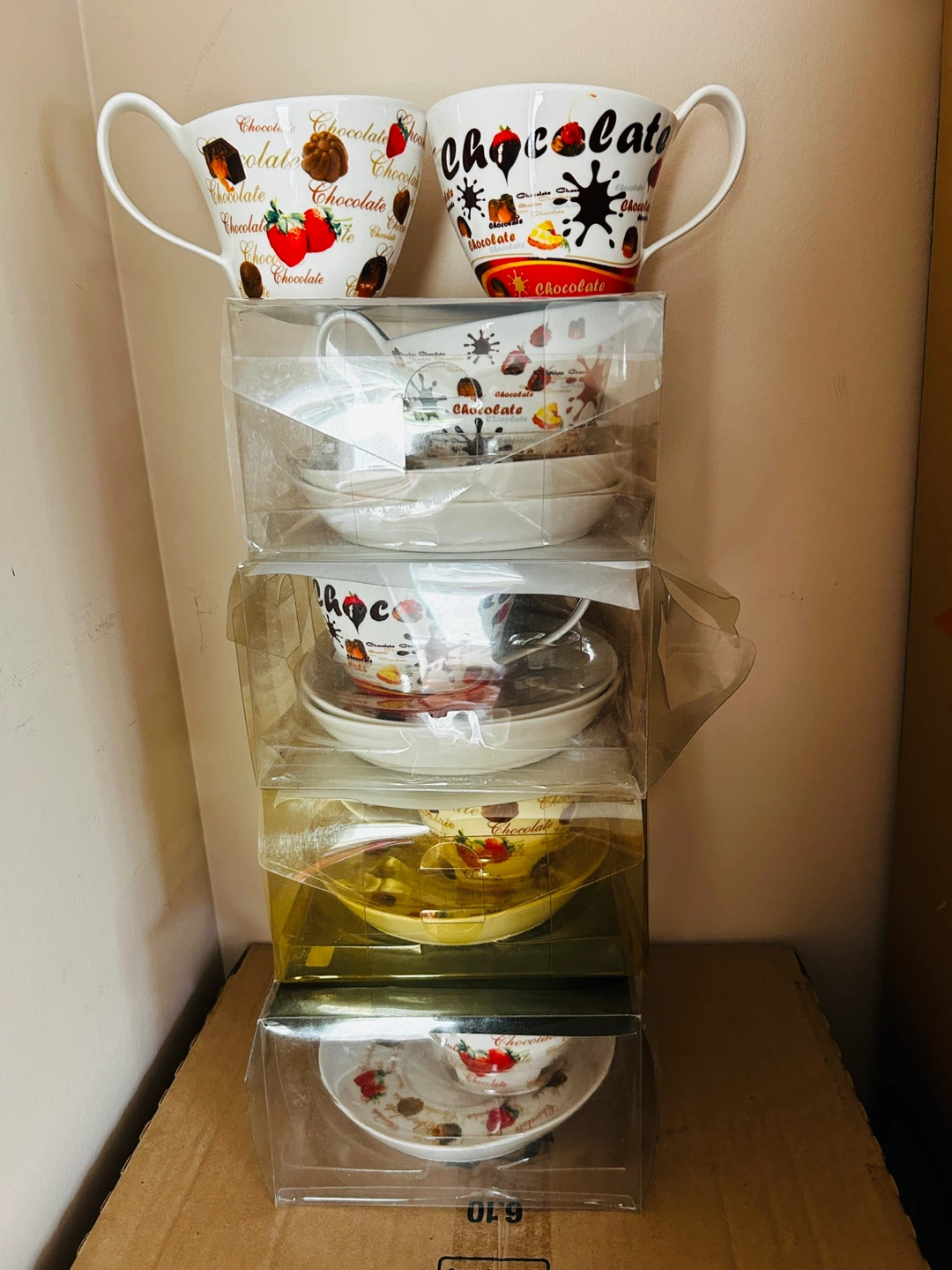 6 NEW PAIRS cups and saucers - photo 3
