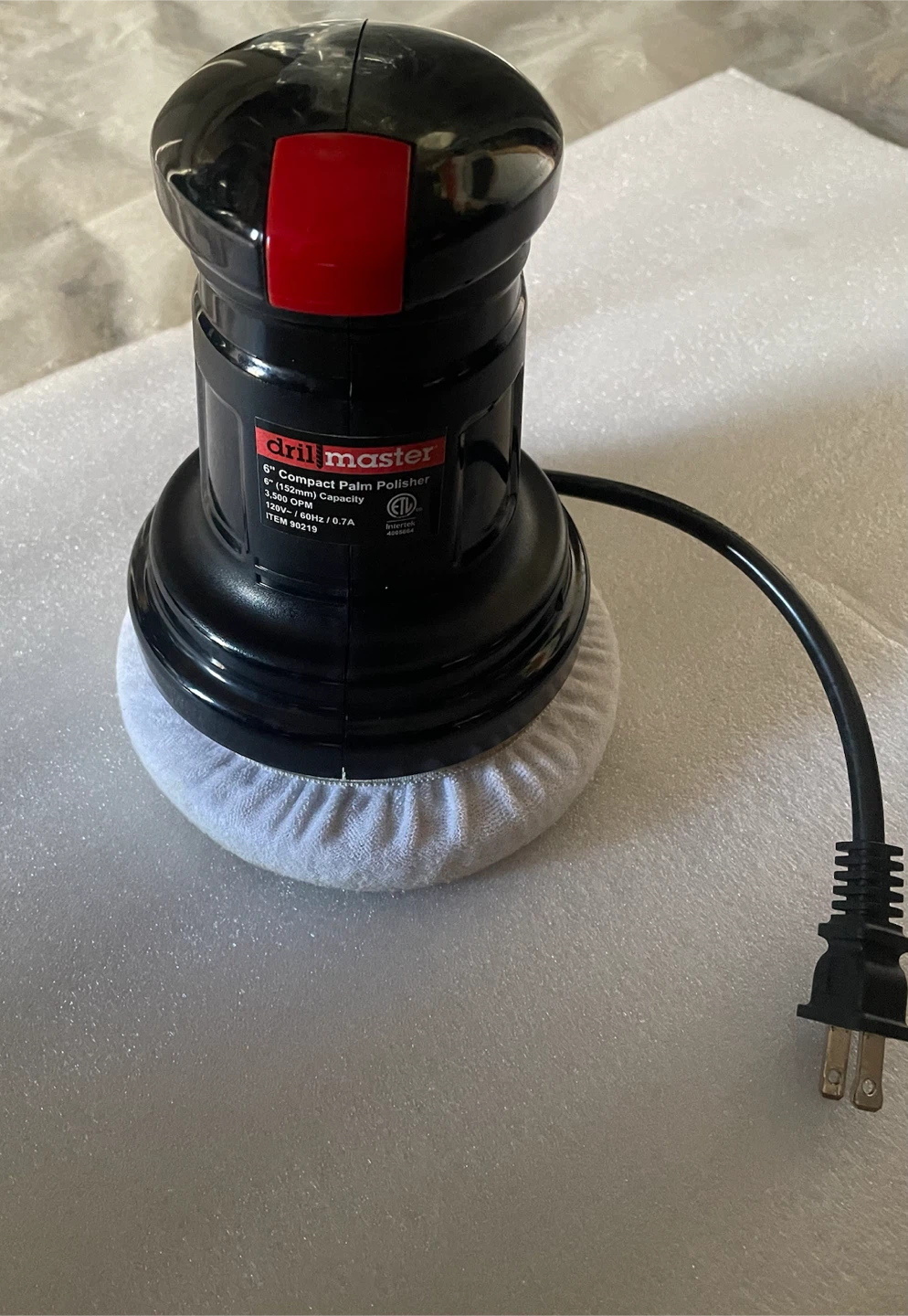 Drill Master 6" Compact Palm Polisher