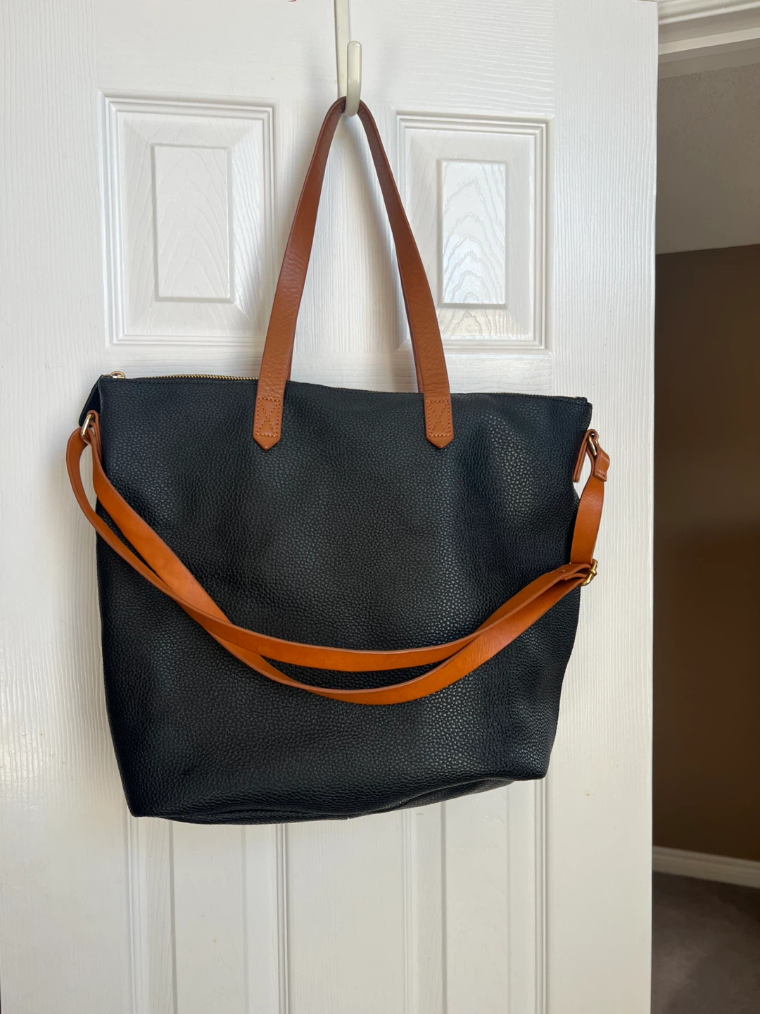 emma & sophia leather tote bag