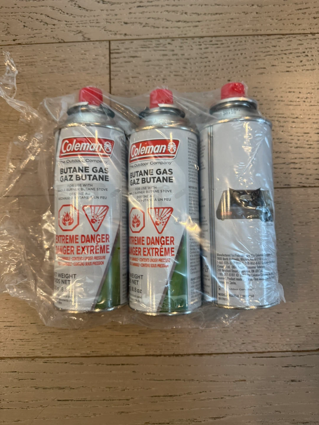 Coleman Butane Gas Canisters (3-Pack)