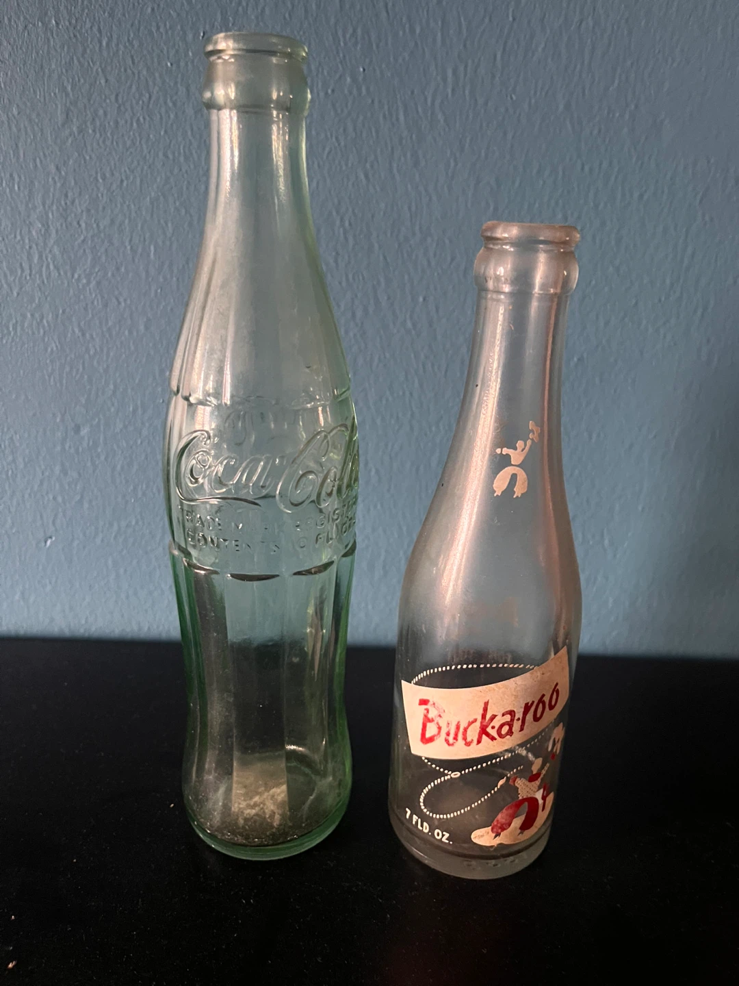 1950’s Coke and Buck a roo bottles