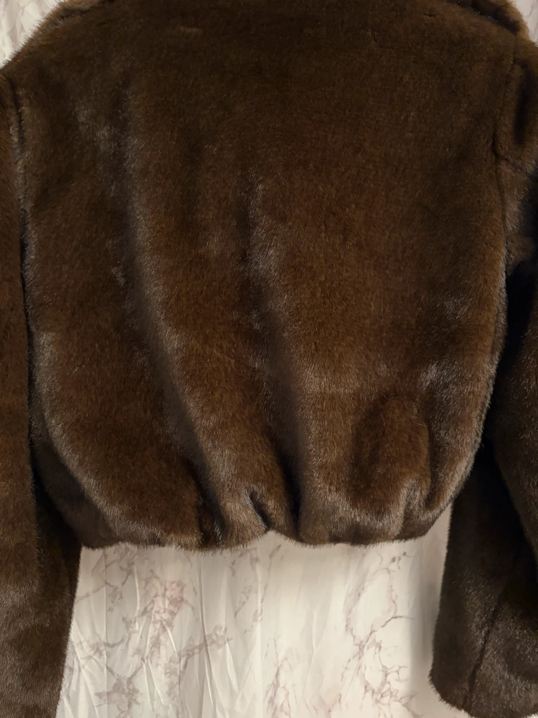 Zara Faux Fur Cropped Jacket - photo 5