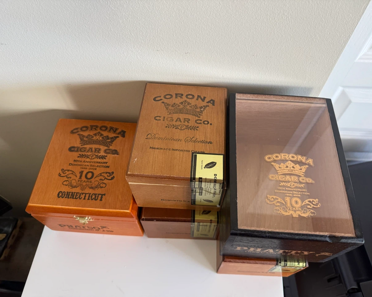 Lot of 5 Empty Cigar Boxes - photo 2