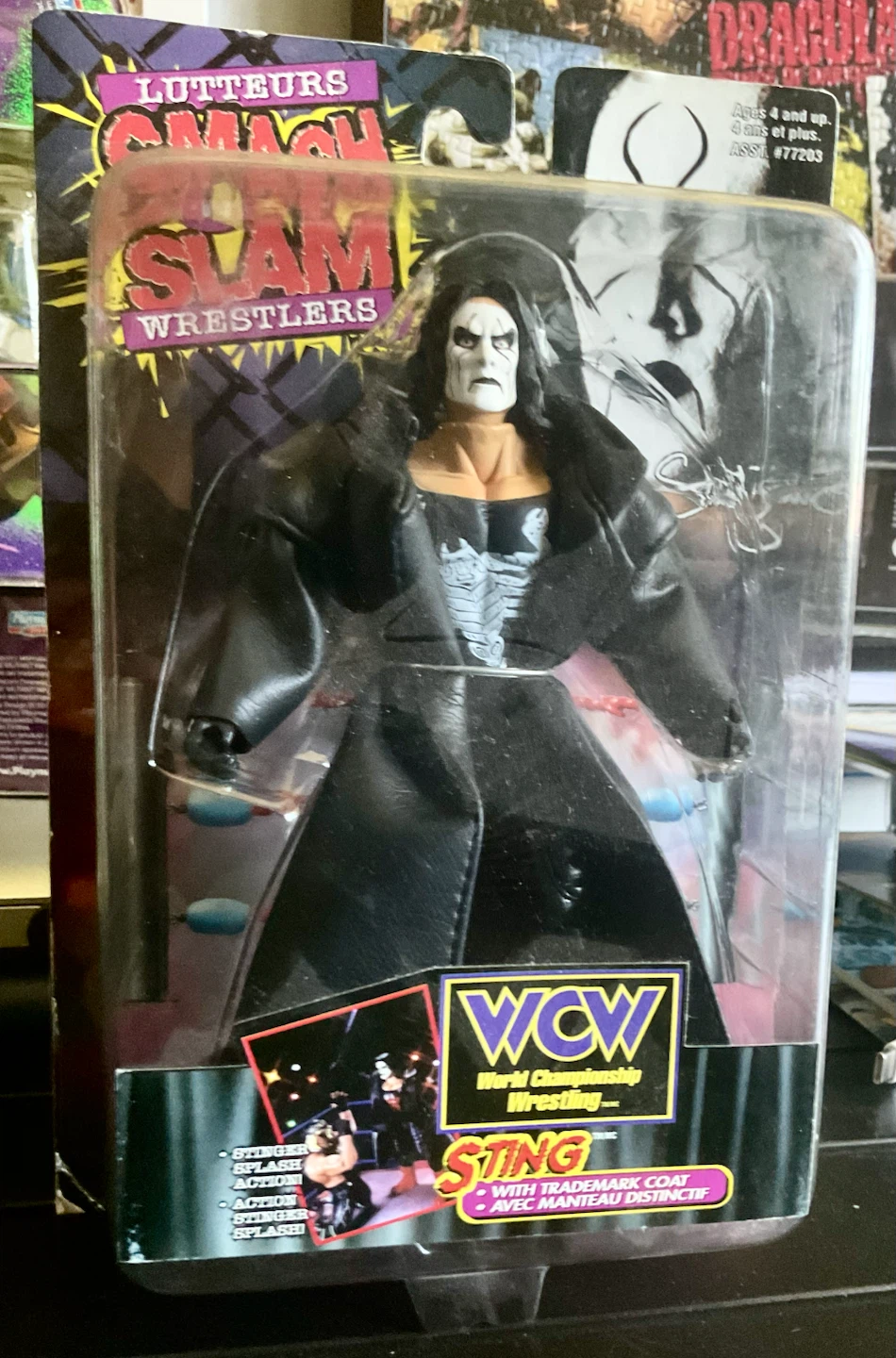 JAKKS Pacific WCW Sting Smash 'N Slam Wrestlers Action Figure