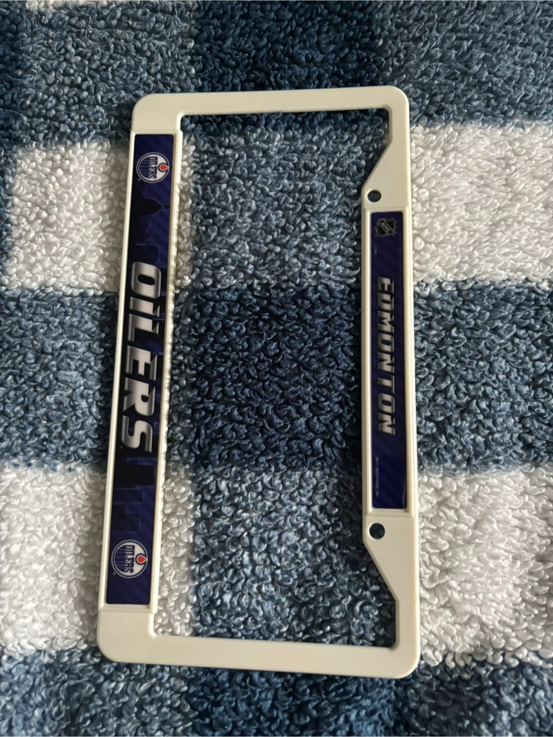 Edmonton Oilers NHL License Plate Frame