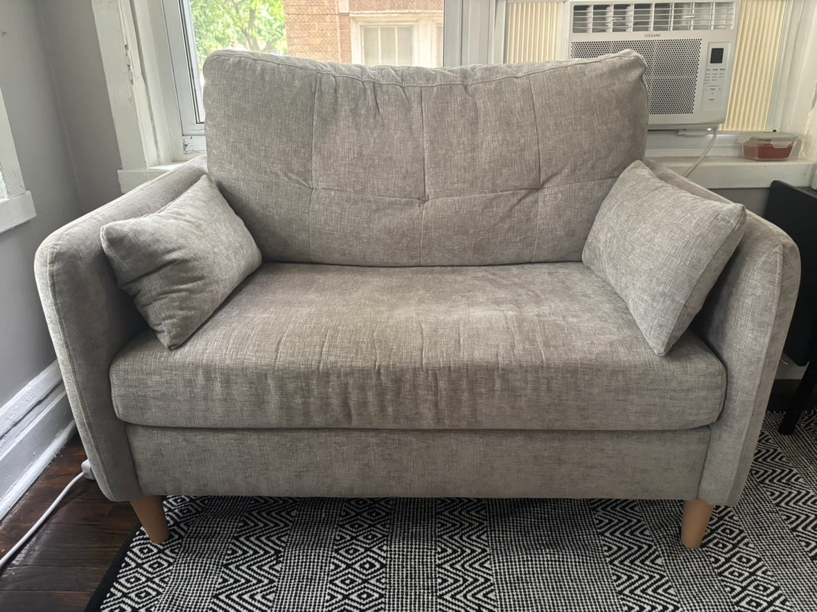 47 Inch Loveseat Sofa For Small Space