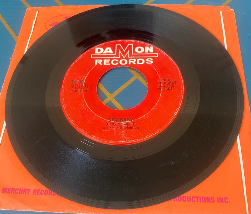 Lennie Richards & the Nomads By Myself / Cry Baby G+ 7”