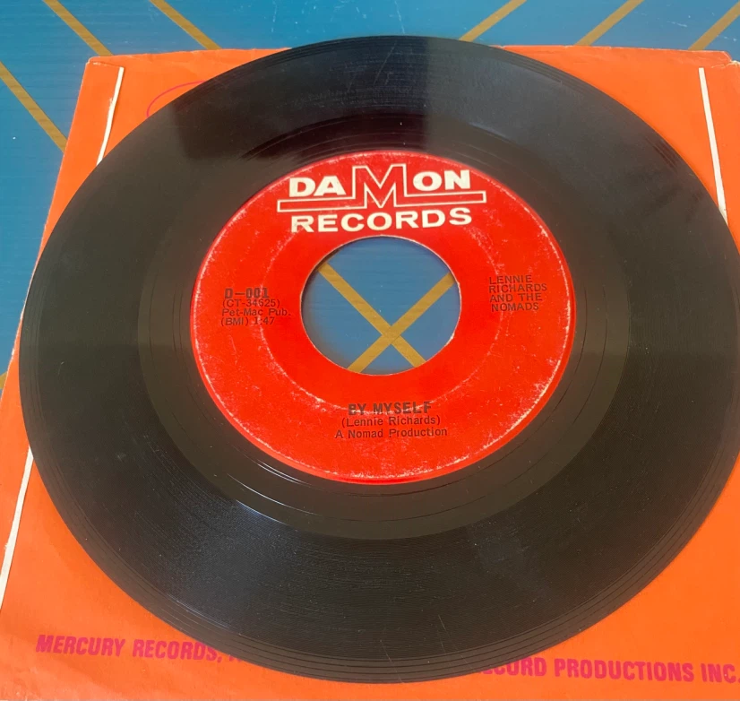 Lennie Richards & the Nomads By Myself / Cry Baby G+ 7” - photo 2