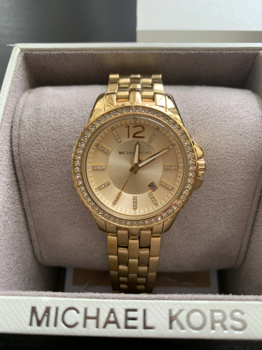 Michael Kors Gold Tone Crystal Watch - photo 2