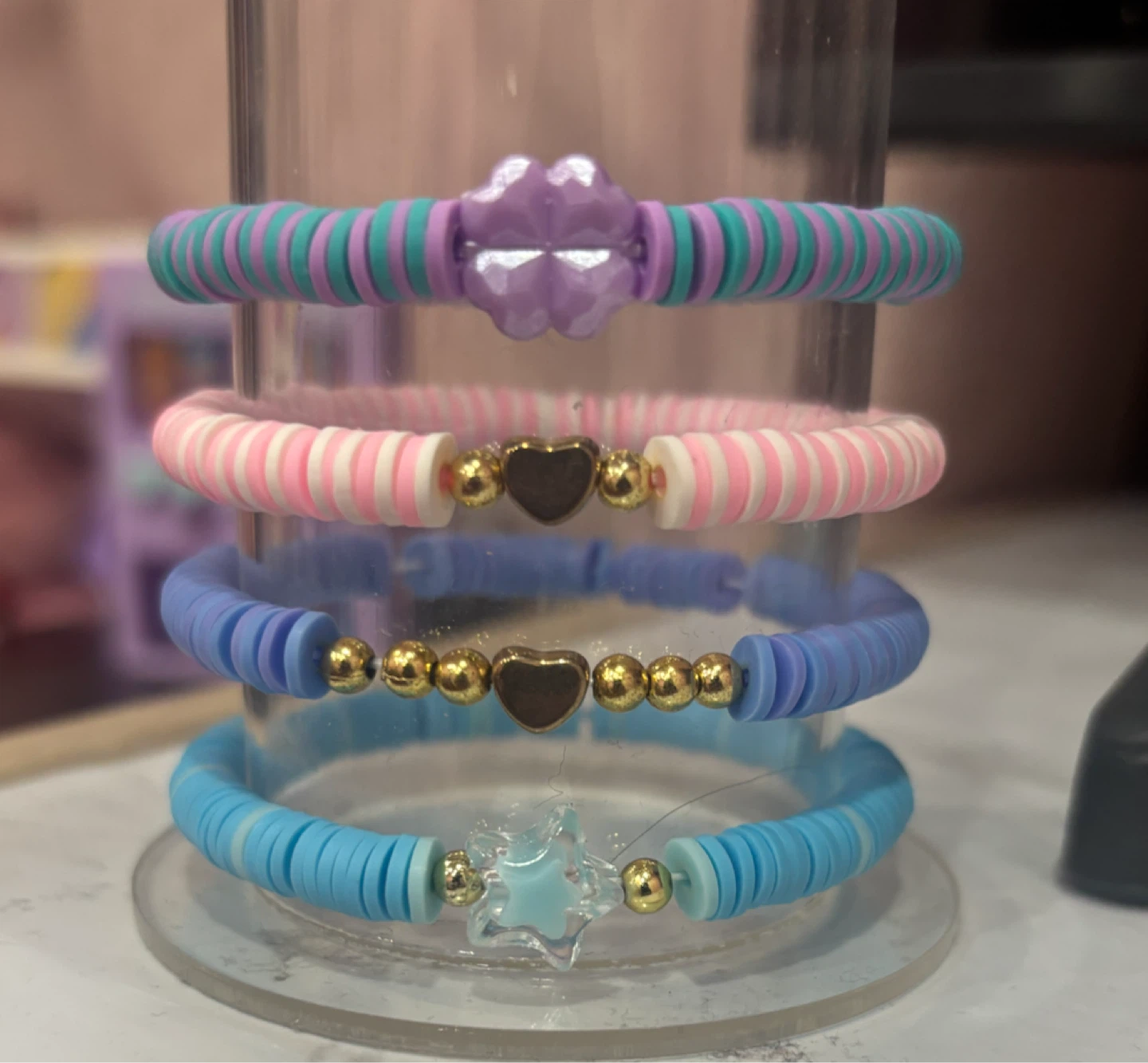 Set of 4 Beaded Bracelets $5 Each