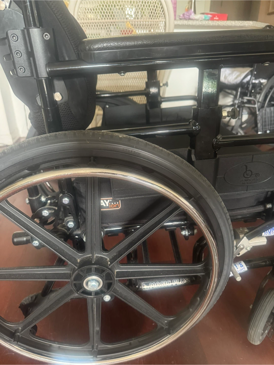 Power Plus Mobility Wheelchair- like new - photo 2