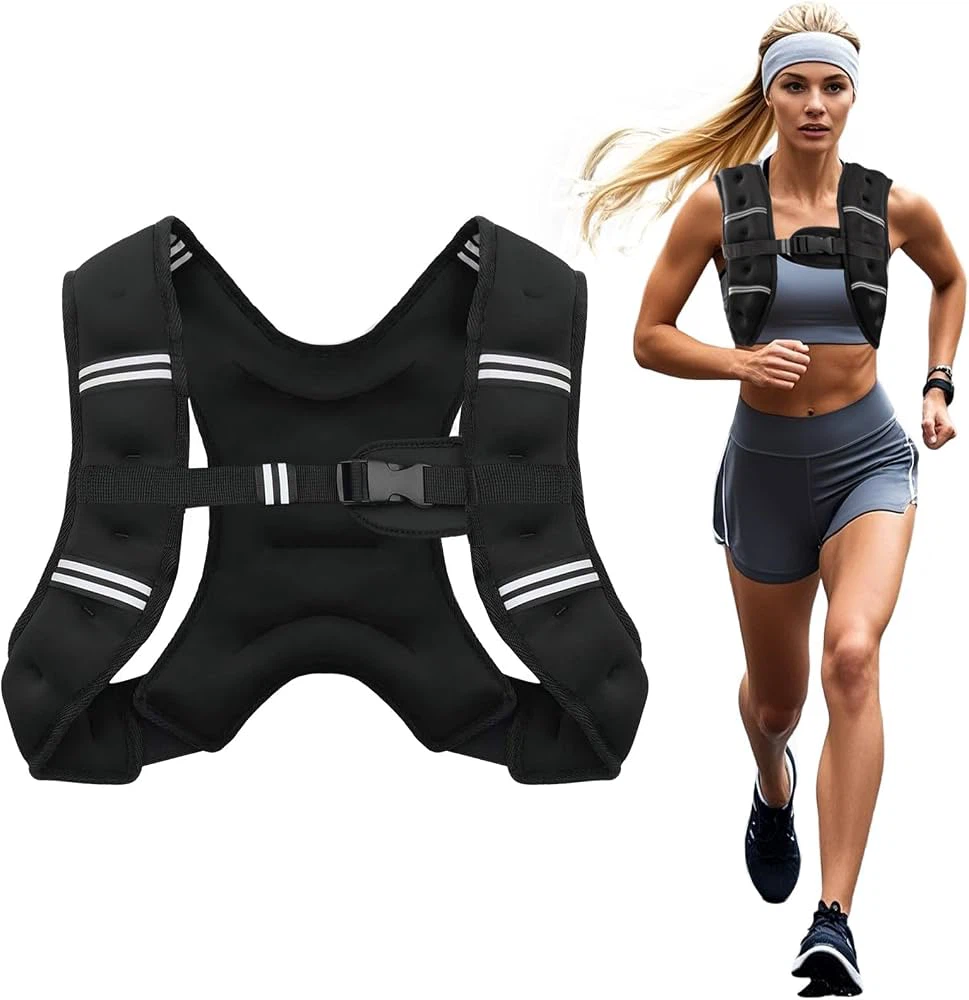 Black Weighted Training Vest