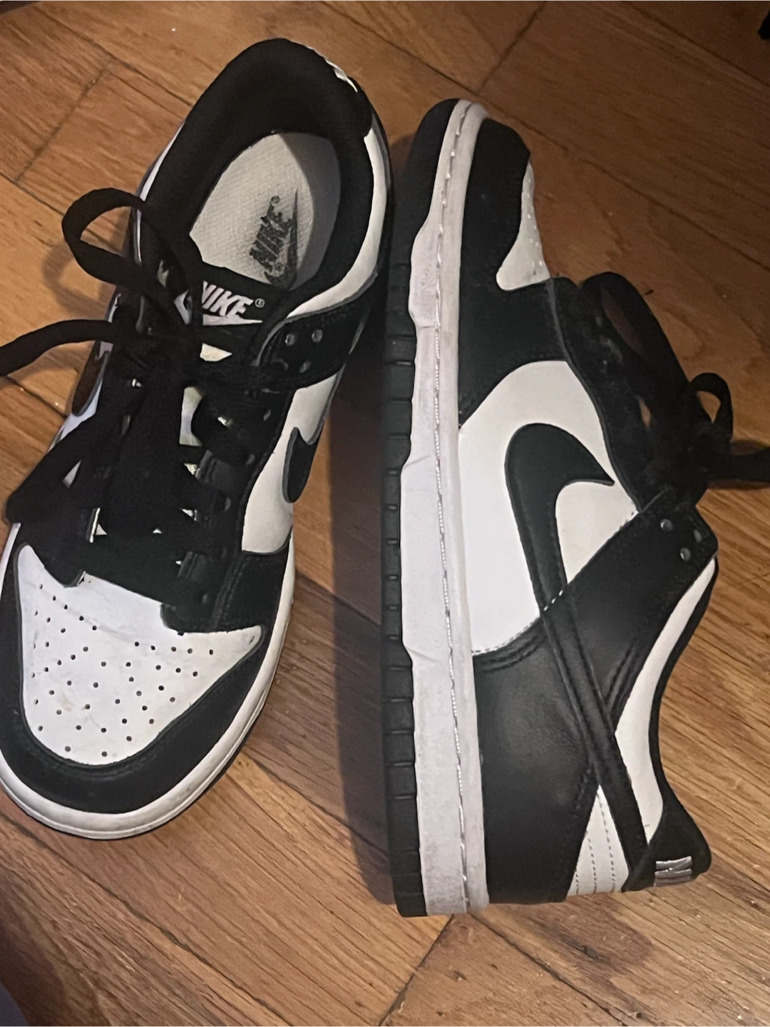 Nike Dunk Low Black White Sneakers - photo 2