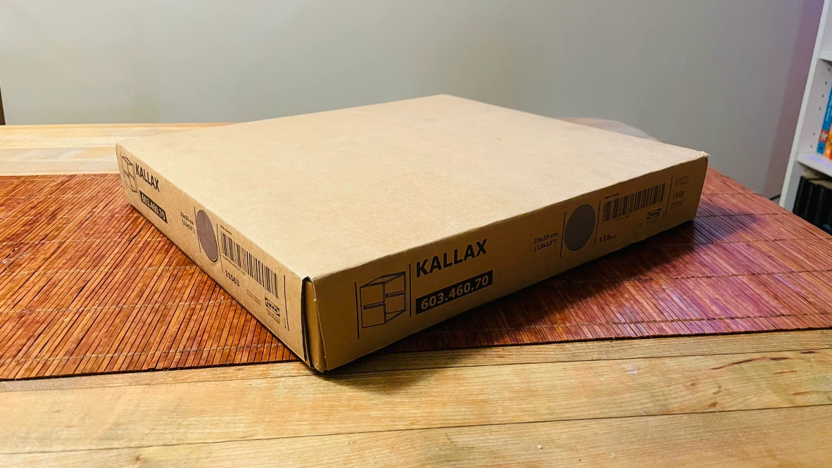 IKEA KALLAX Shelf Divider, Grey – NEW/Sealed - photo 2