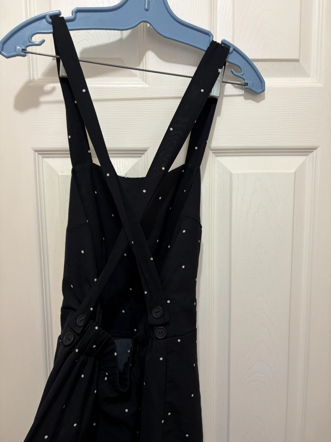 Black Polka Dot Jumpsuit Size S - photo 3