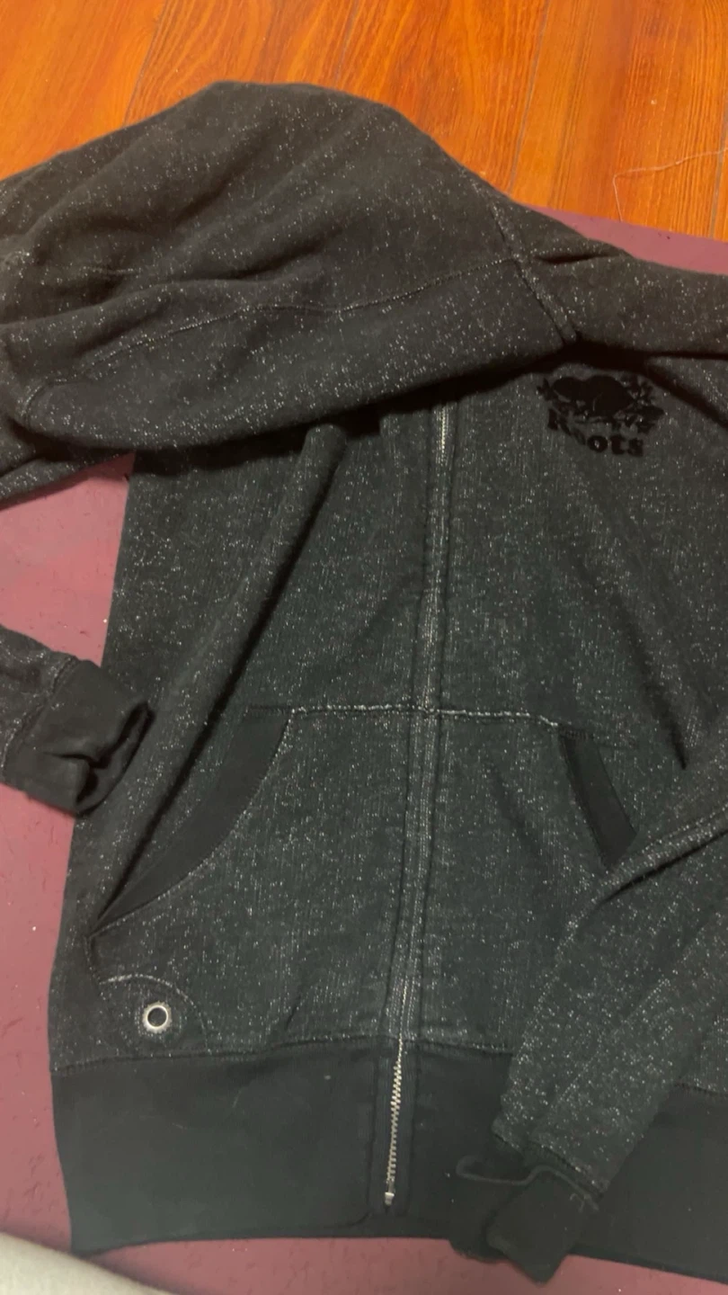 Roots Canada Hooded Zip-Up Sweatshirt