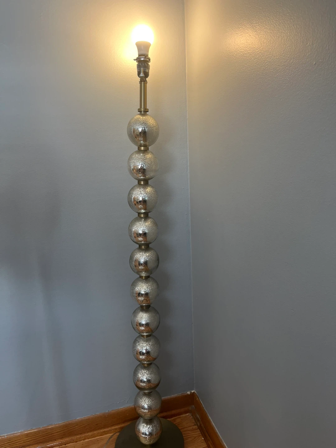 Silver Orb Floor Lamp - photo 2