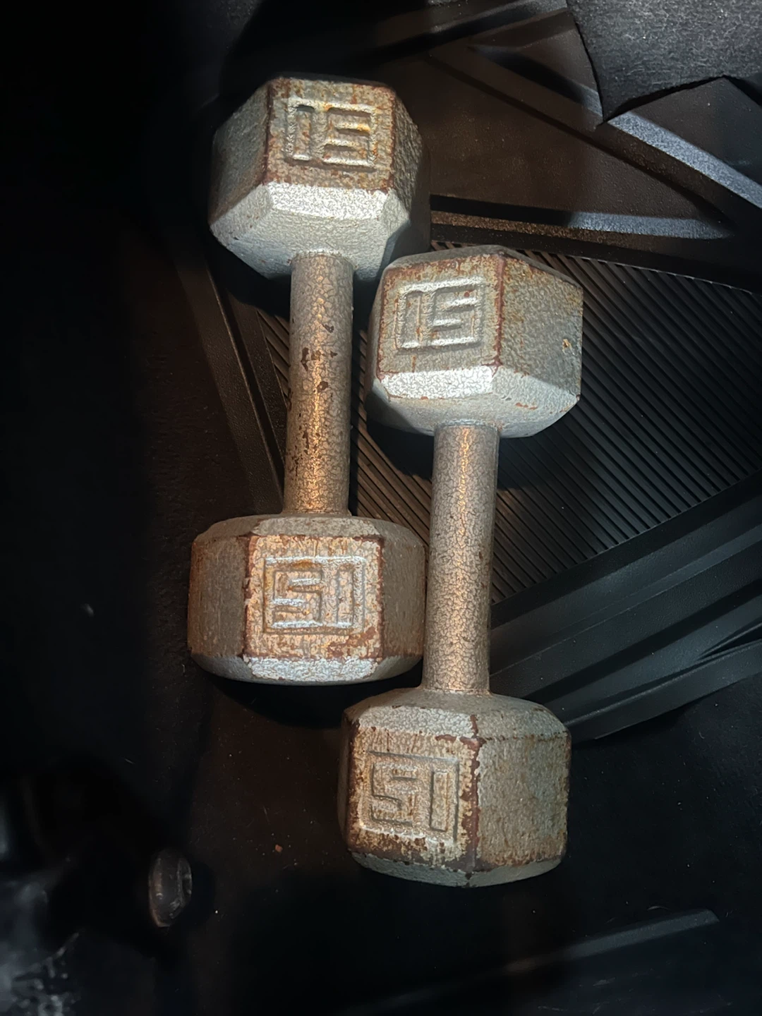 Pair of 15 lb Dumbbells
