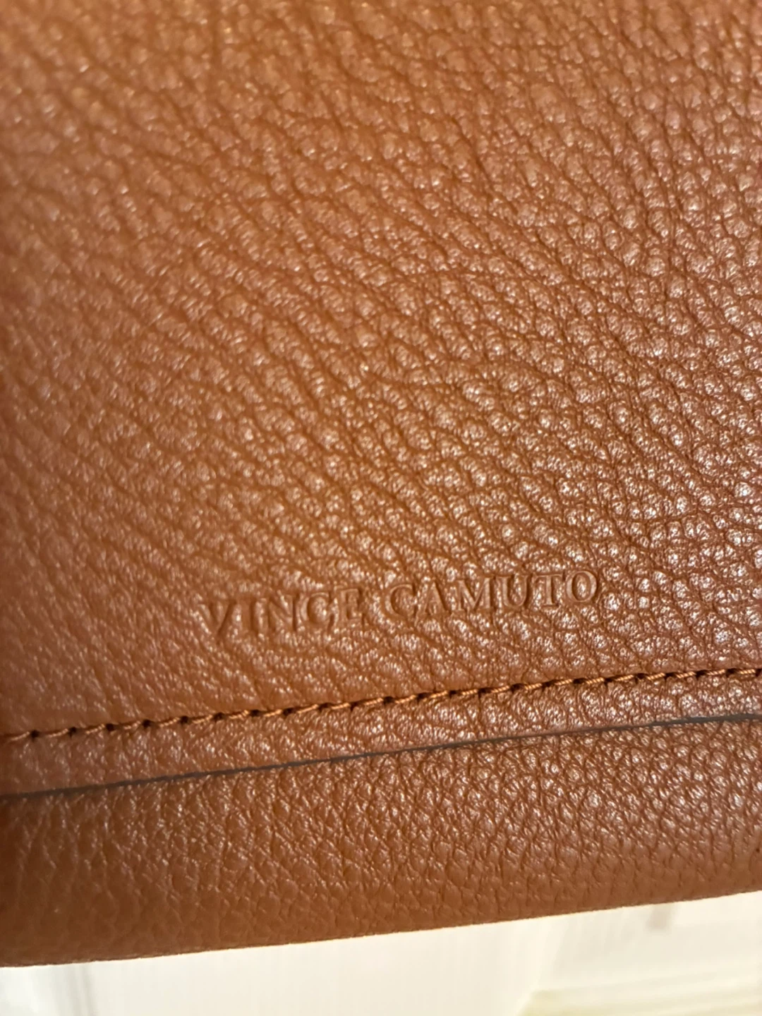 Vince Camuto Brown Leather Dome “Katja” Crossbody Bag - photo 2