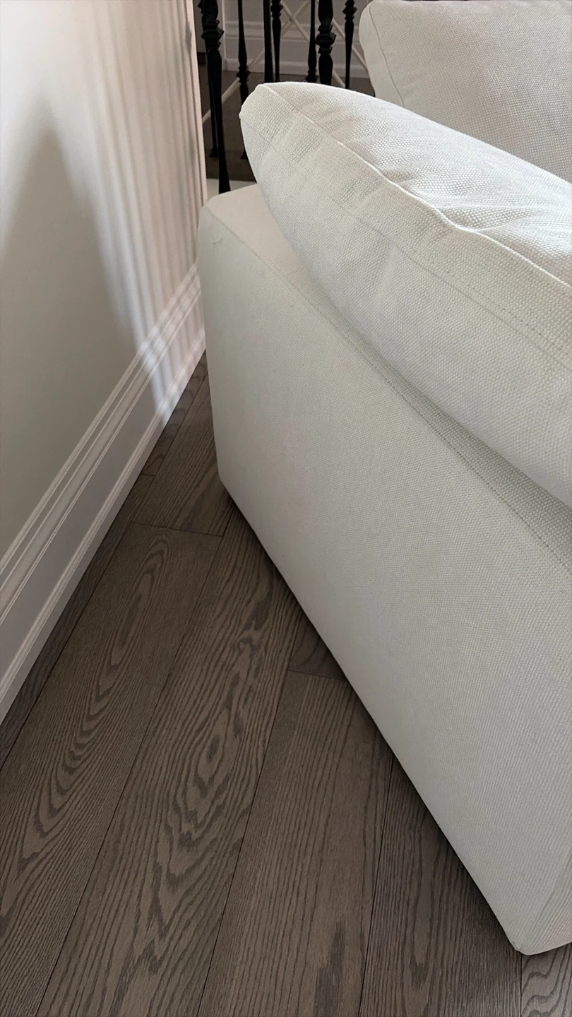 white corner sofa from structube. hardly used - photo 3