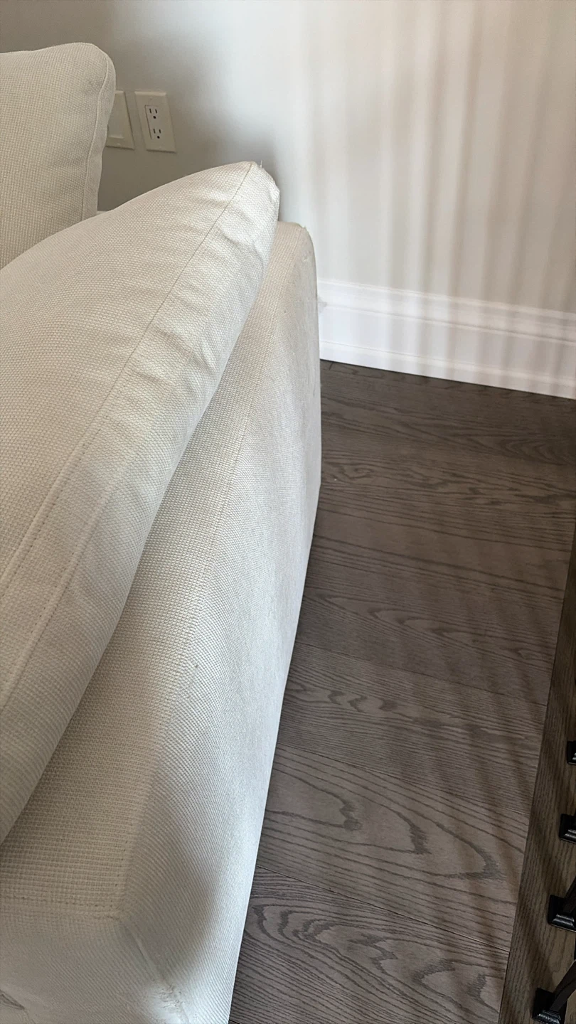 white corner sofa from structube. hardly used - photo 4