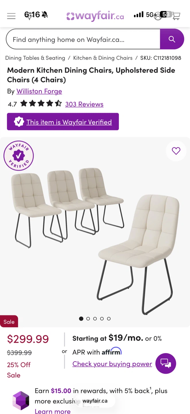 Williston Forge Modern Dining Chairs (Set of 3) - photo 3
