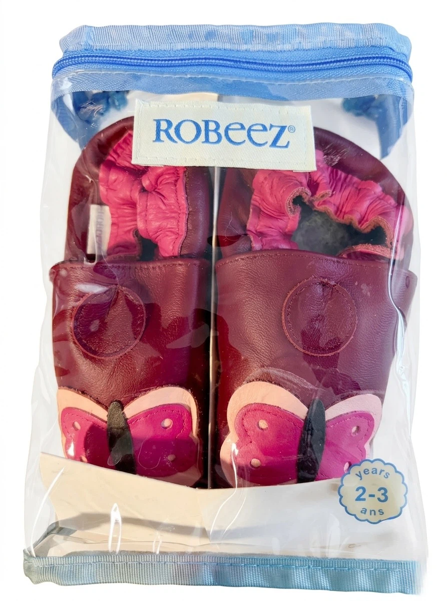 New! ROBEEZ soft leather shoes (2-3yrs)