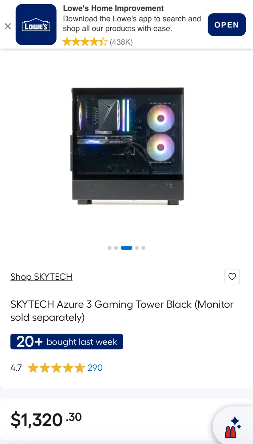 New In Box Pc Gaming Skytech Azure 3 - photo 4