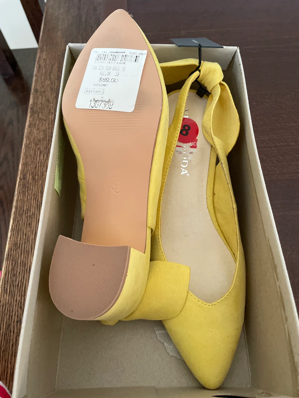 Vero Moda Yellow Brand new shoes - Size 8 - photo 4