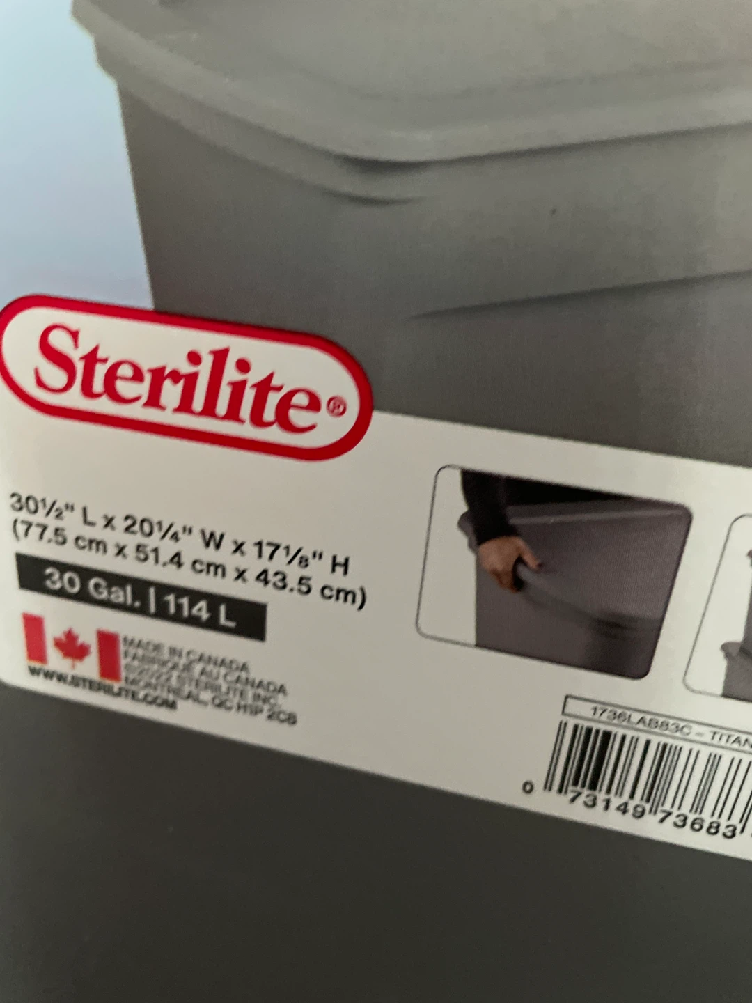 2 30 Gallon Storage Bins - photo 2