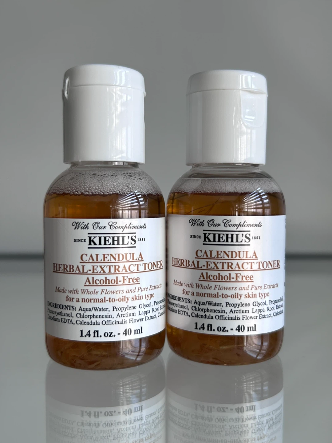 Kiehl's Calendula Herbal Extract Toner - 2 x 40 ml Bottles