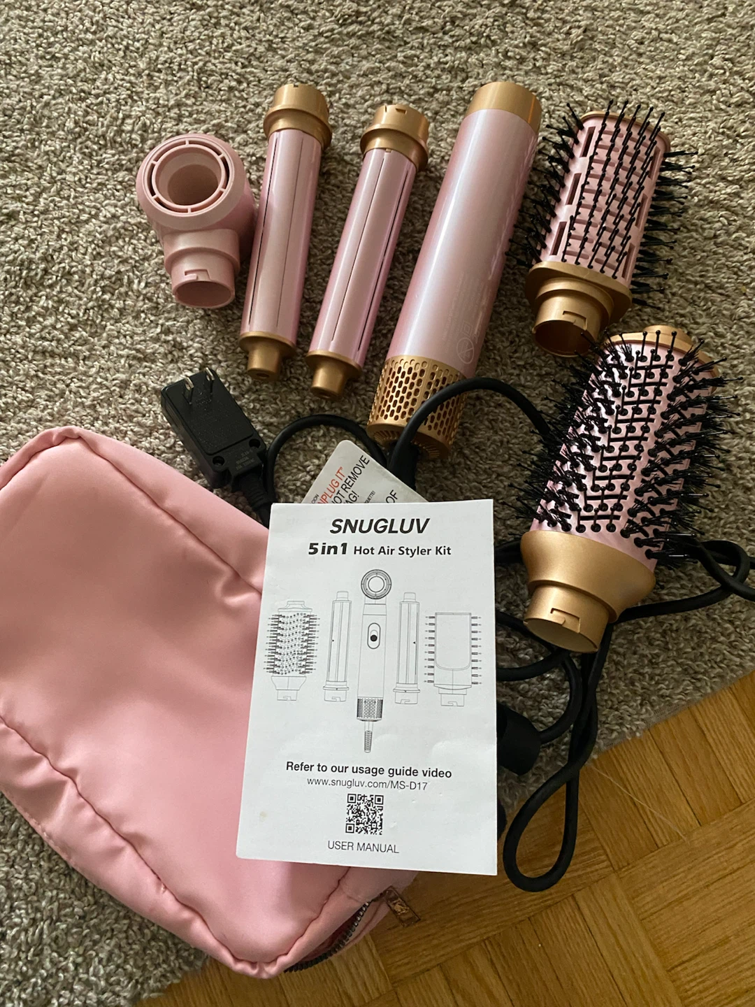 SNUGLUV 5 in 1 Hot Air Styler Kit