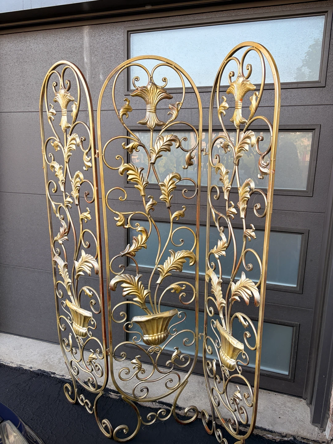Gold Metal Decorative Screen - photo 3