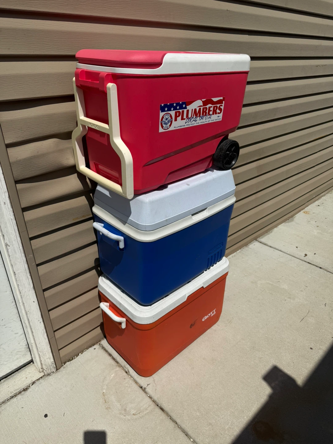 Cooler Lot - Red, Blue, Orange - photo 2