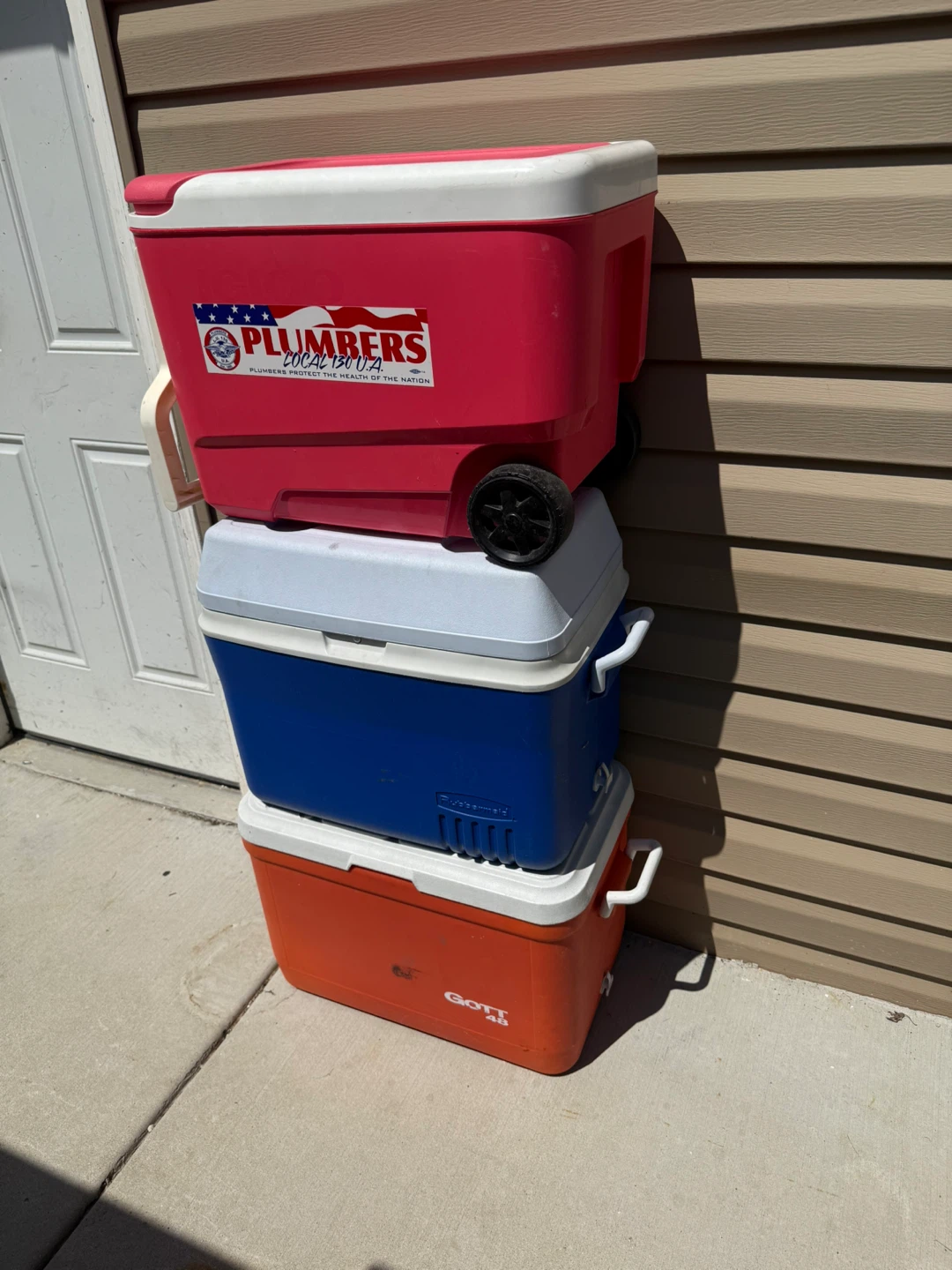 Cooler Lot - Red, Blue, Orange - photo 3