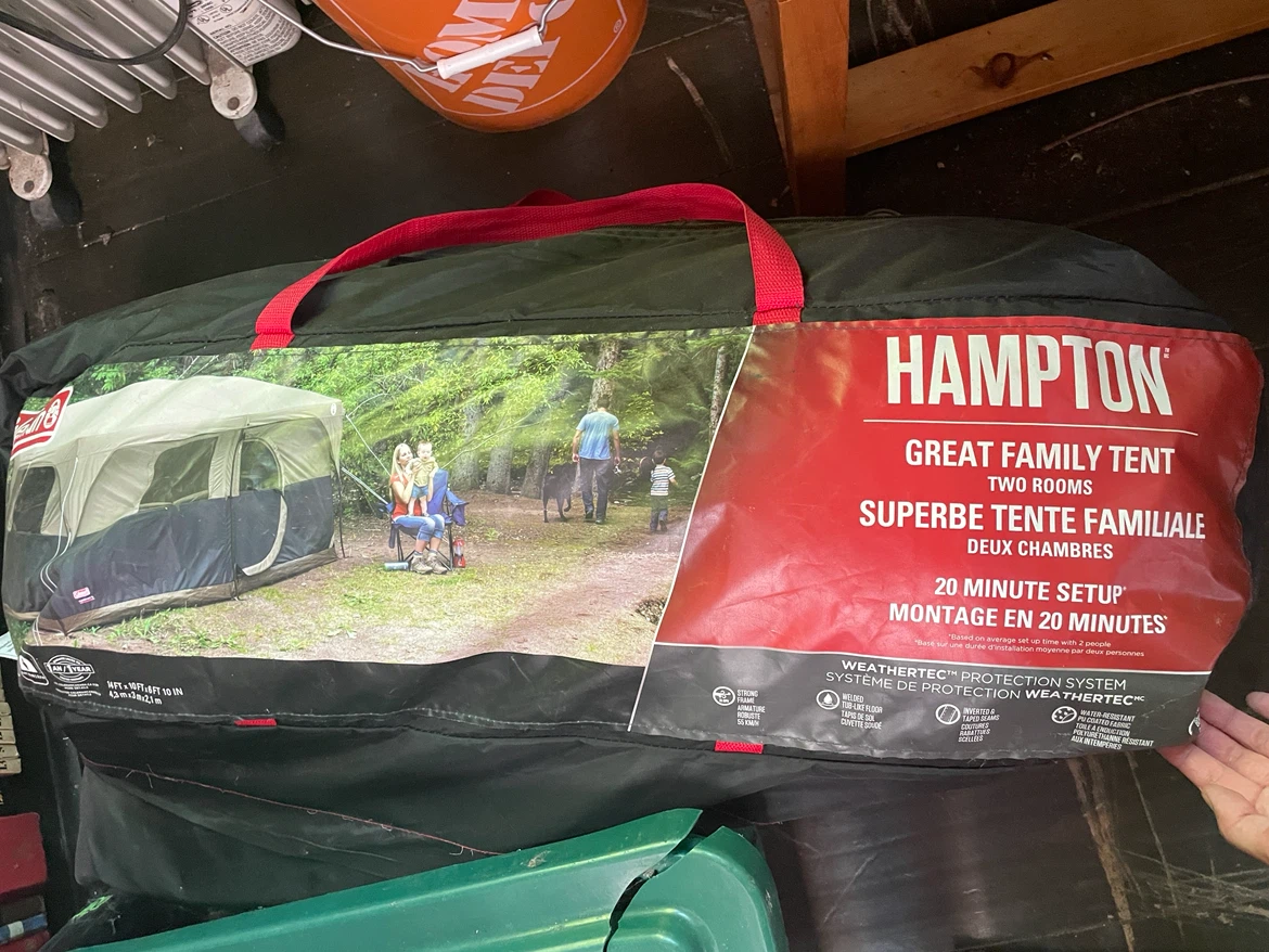 Coleman Hampton 2-room 9-person Tent / Large Tent