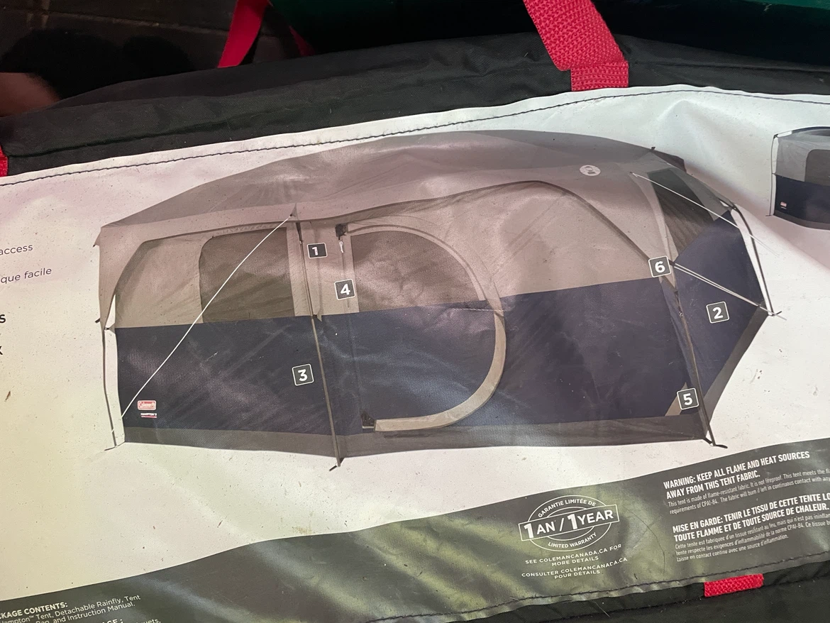 Coleman Hampton 2-room 9-person Tent / Large Tent - photo 3