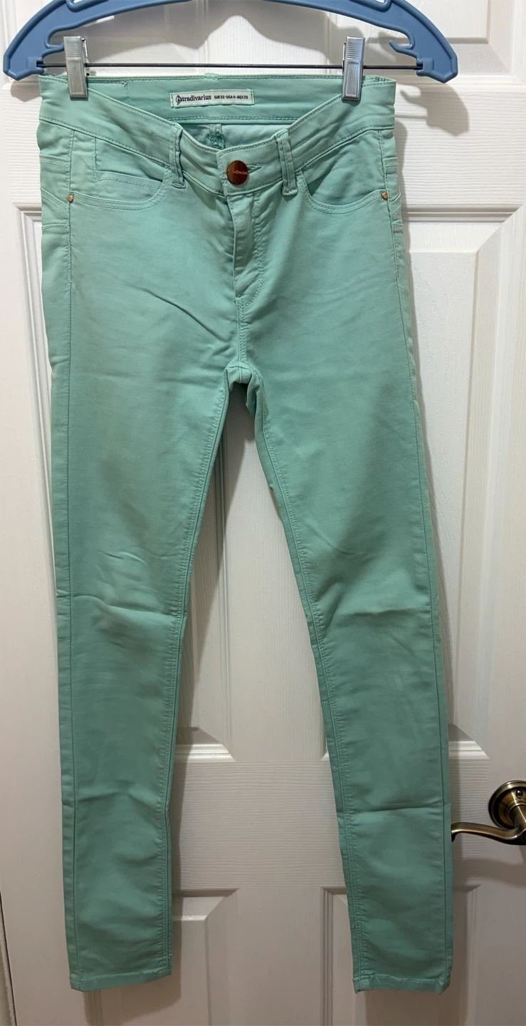 Mint Green Skinny Jeans