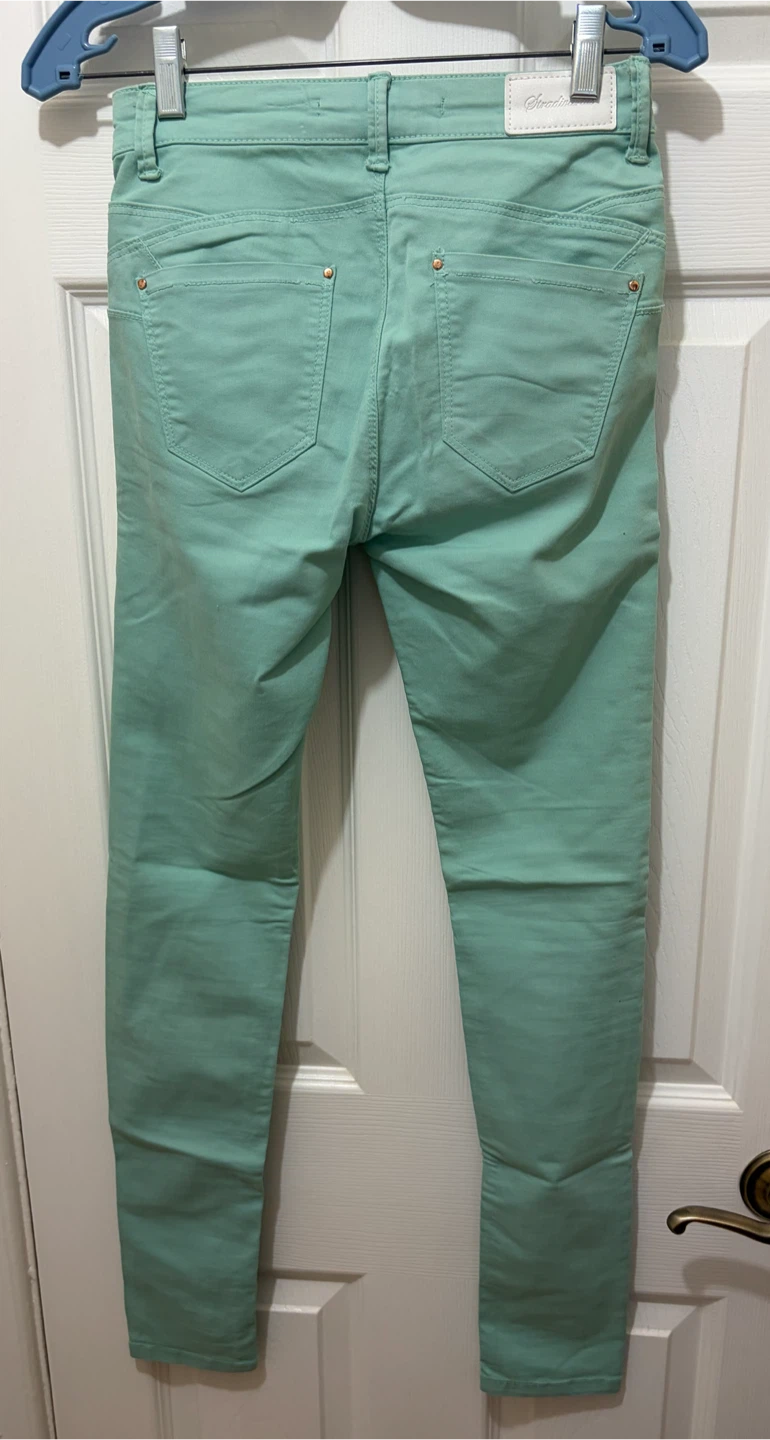 Mint Green Skinny Jeans - photo 2