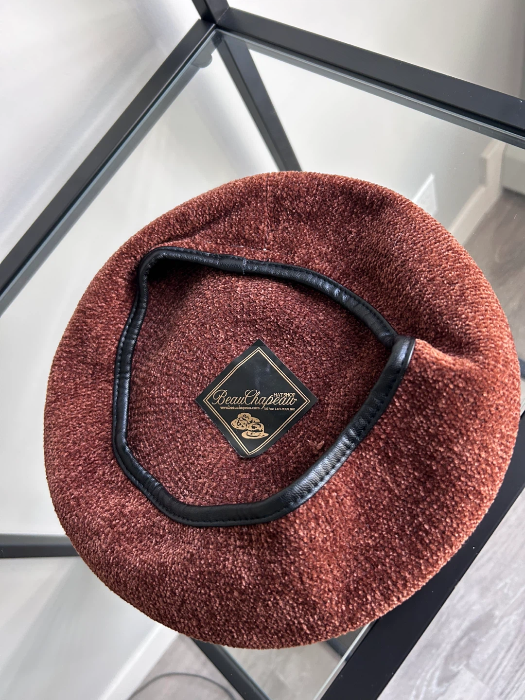 Beau Chapeau Hat Shop Beret Brown One Size - photo 2