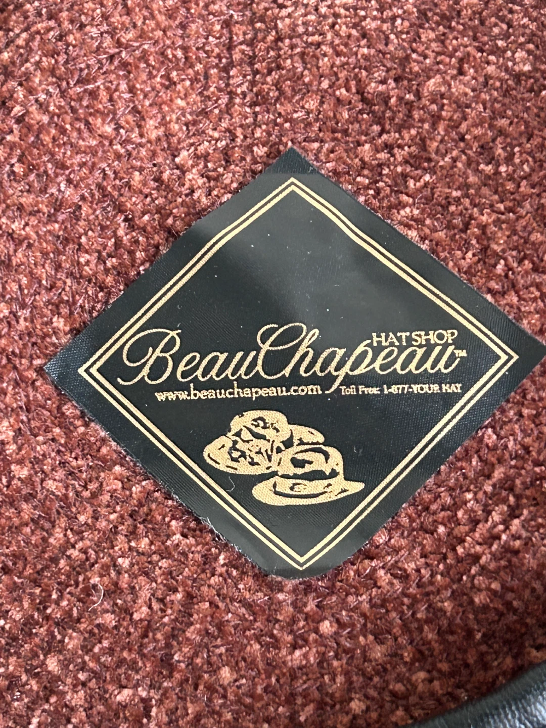Beau Chapeau Hat Shop Beret Brown One Size - photo 3