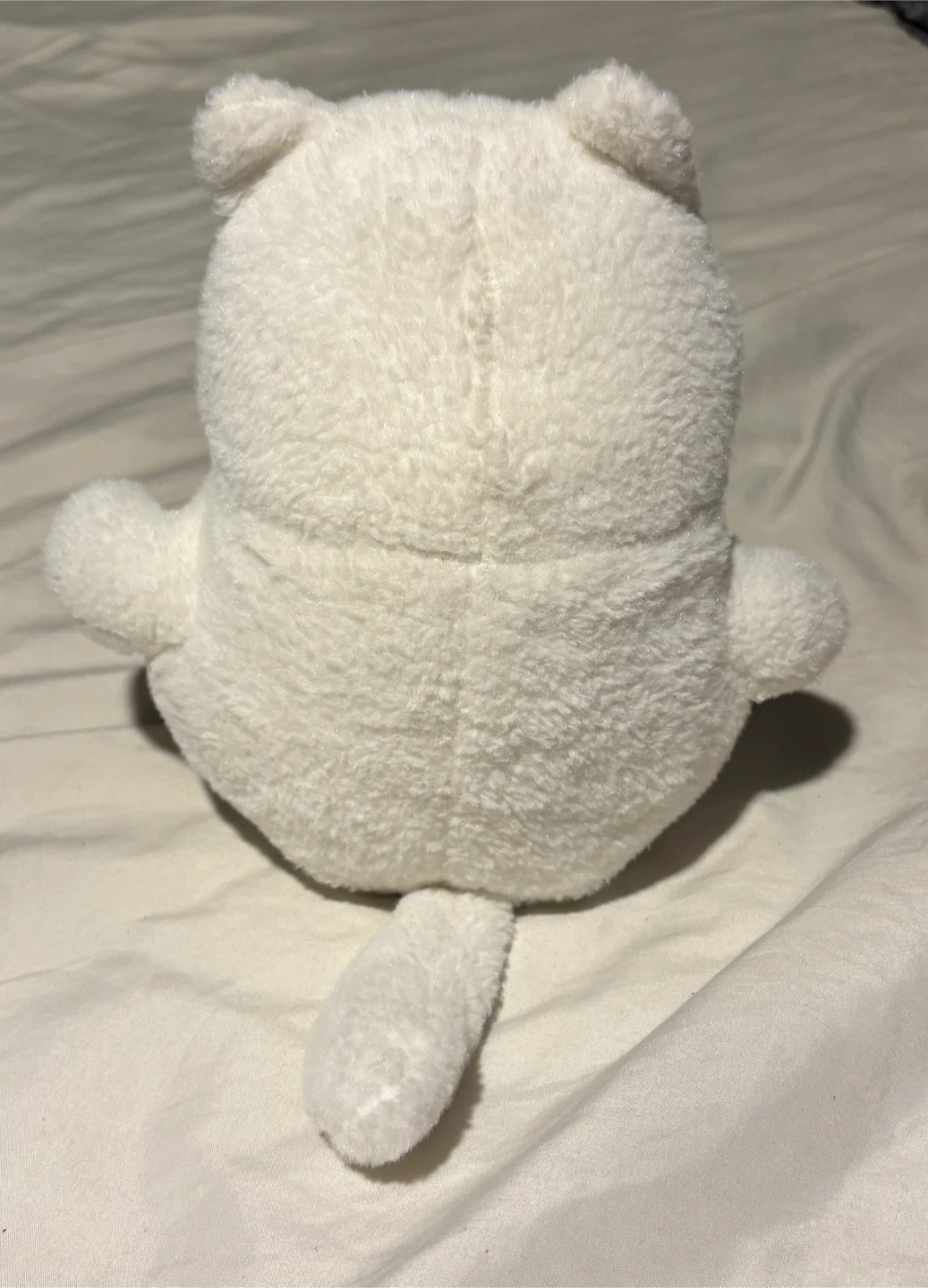 White Plush Cat Toy - photo 3