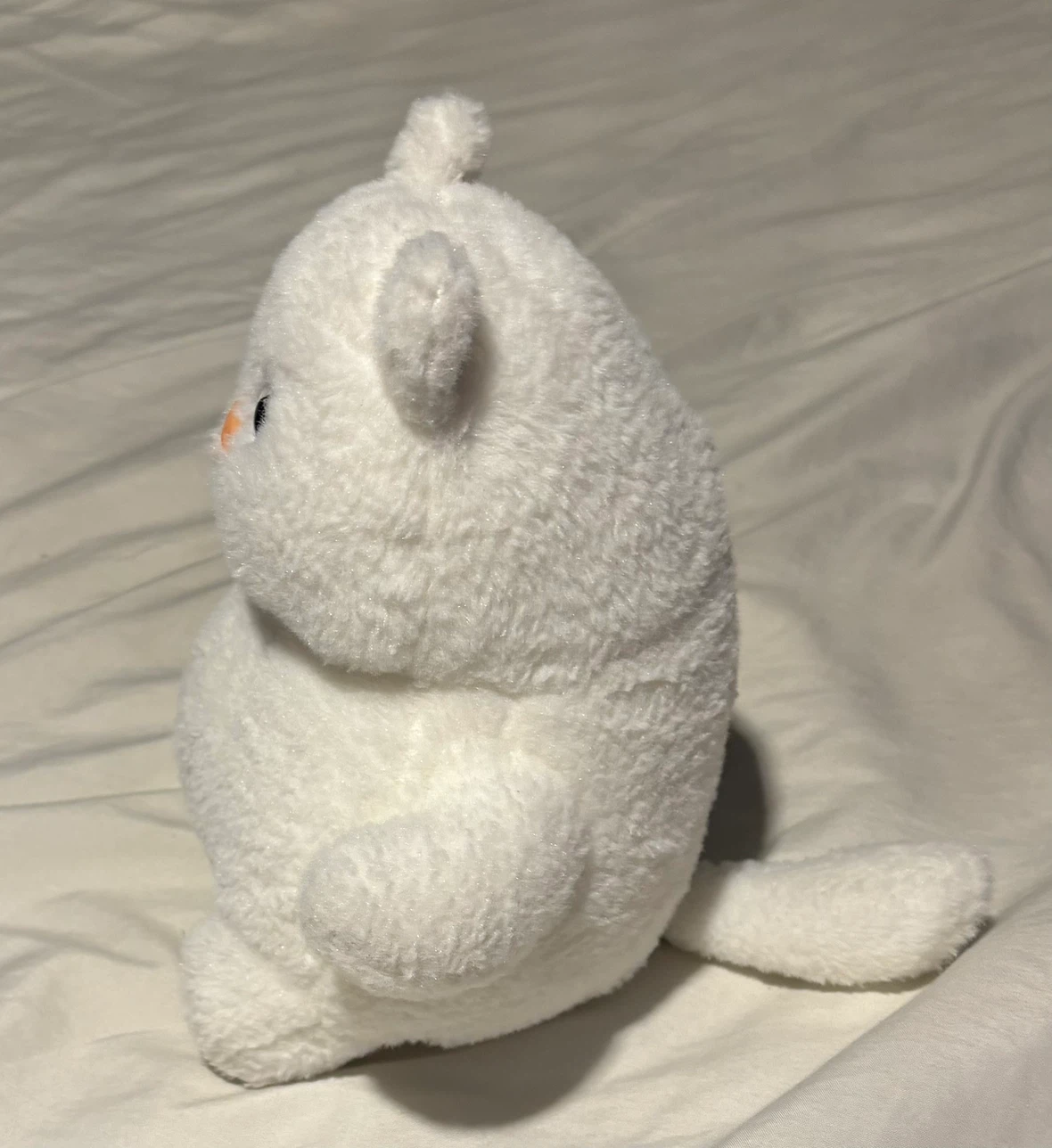 White Plush Cat Toy - photo 4