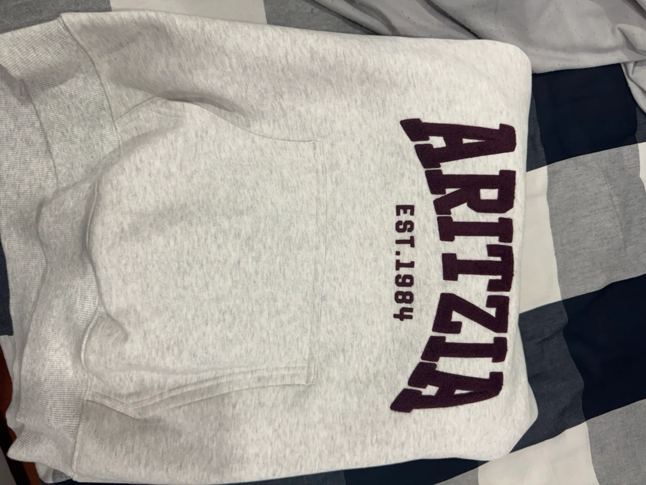 Aritzia Red Logo Hoodie