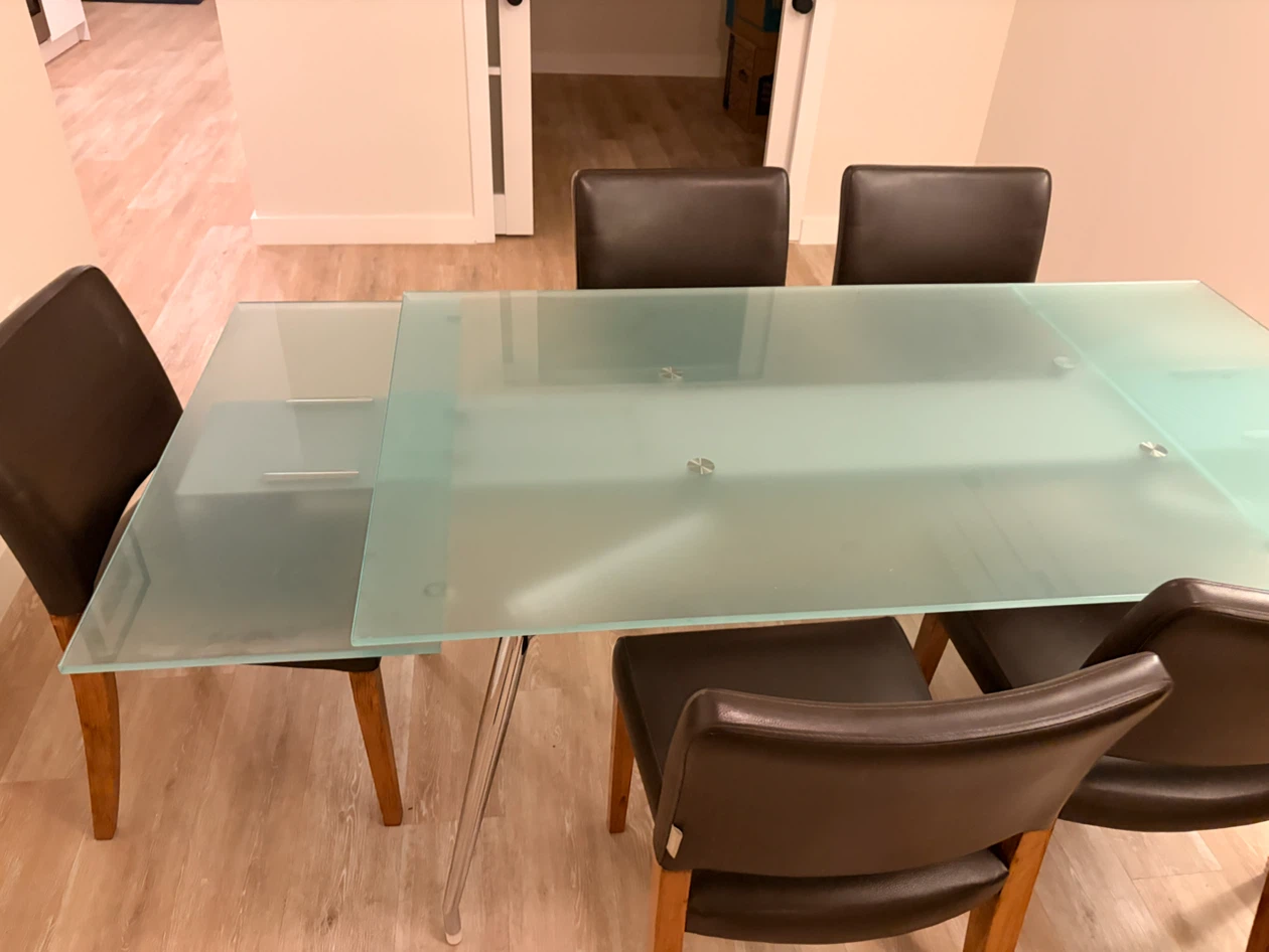 Ligne Roset Extensia Designer Glass Dining Table - photo 2