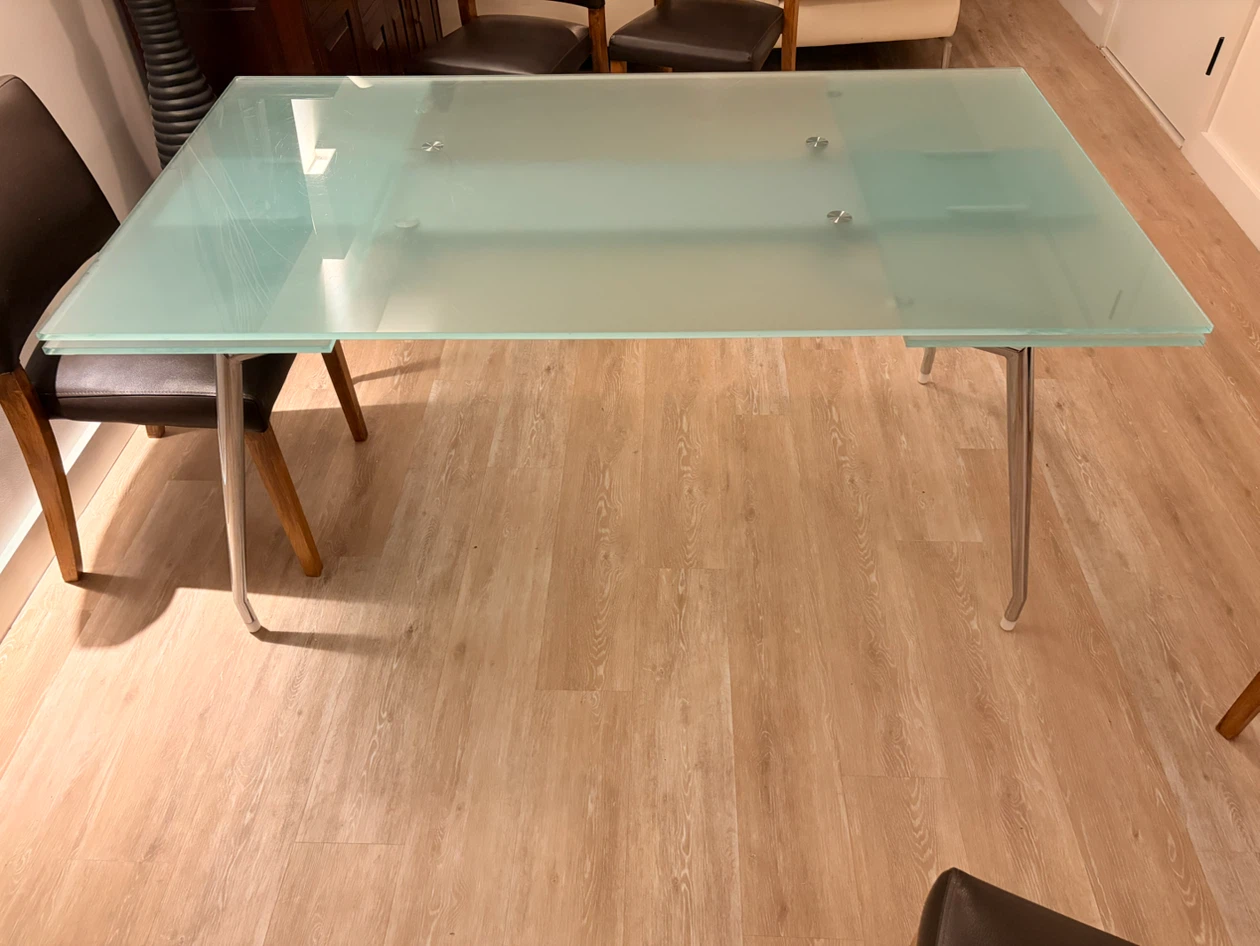 Ligne Roset Extensia Designer Glass Dining Table - photo 3