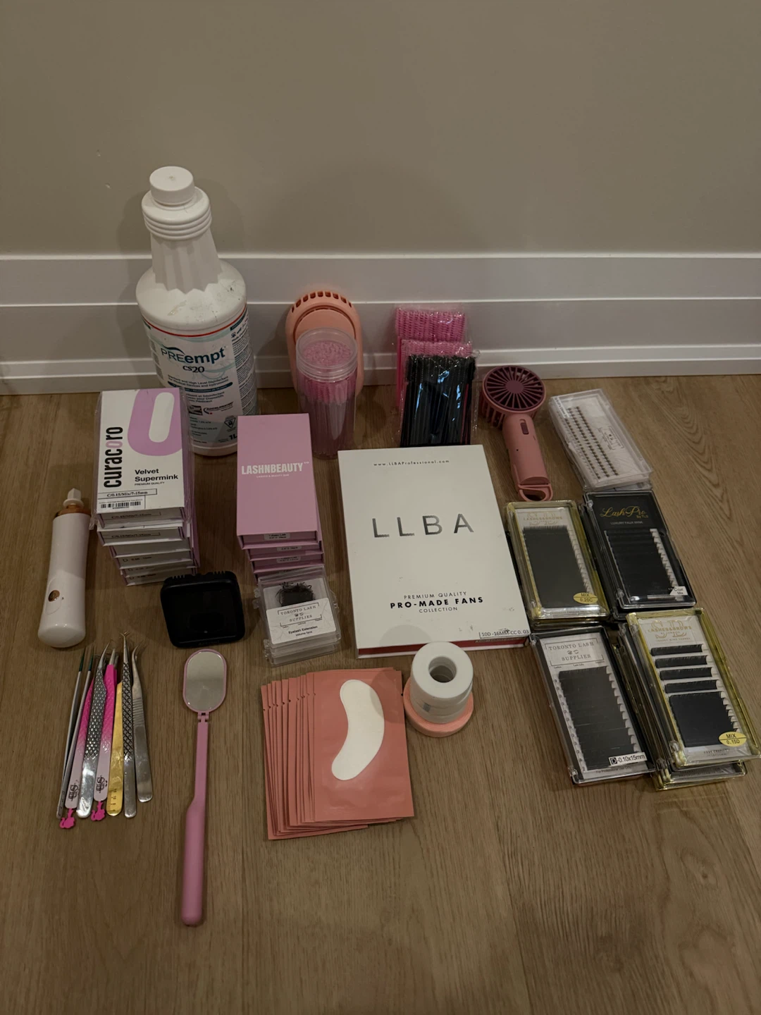 new and used lash supplies for starting off