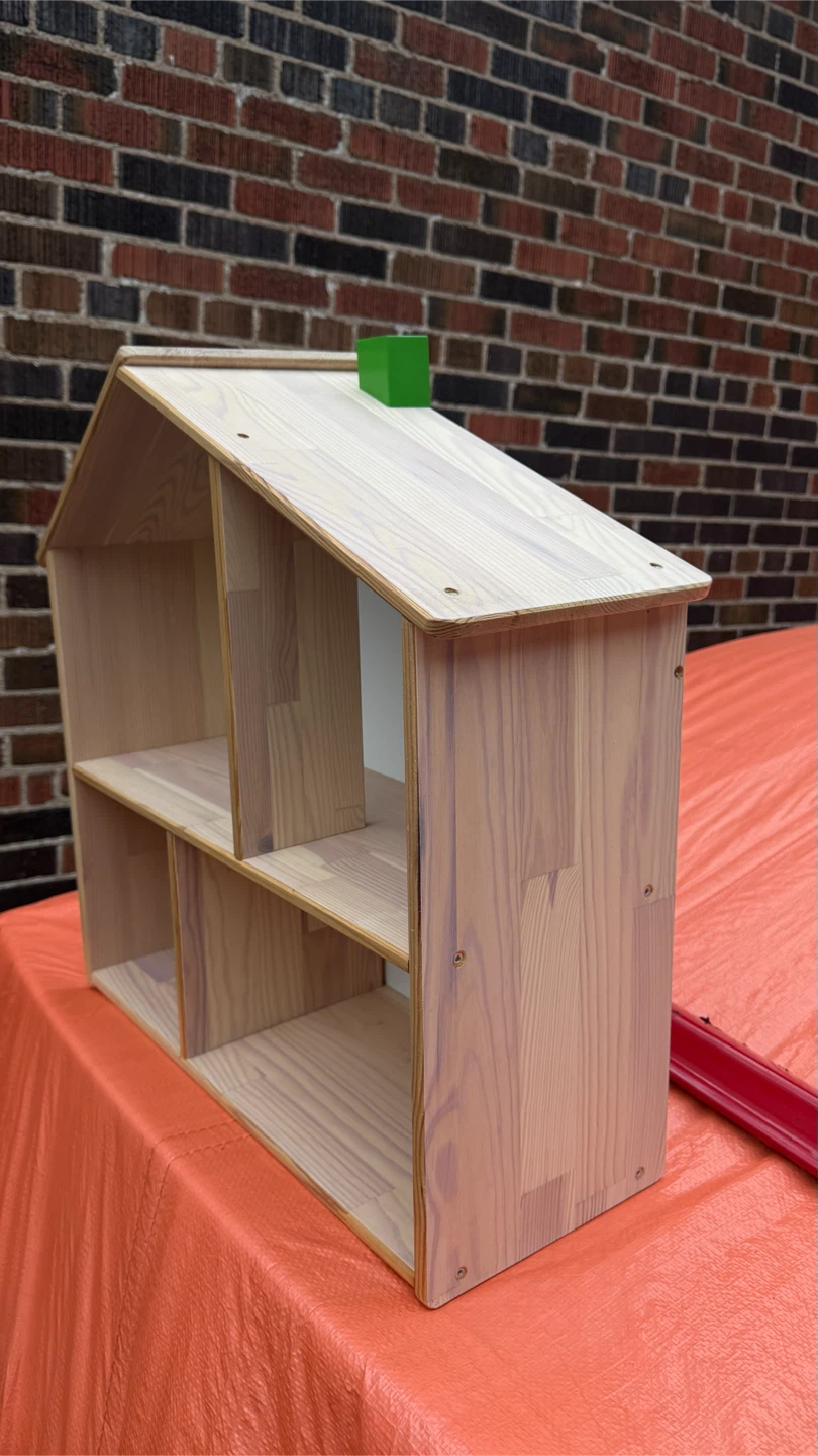 Wooden Dollhouse Shelving Unit - photo 2