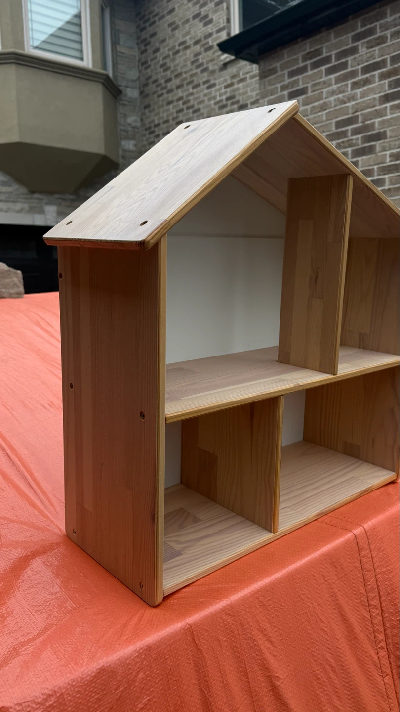 Wooden Dollhouse Shelving Unit - photo 3